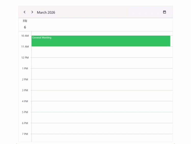 Appointment editor in .NET MAUI Scheduler